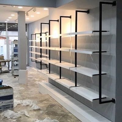 Custom MDF Shelving Unit Kenya